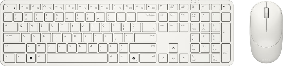 Dell Pro 5 Keyboard and Mouse - KM526 - US International (QWERTY) - Light Ash