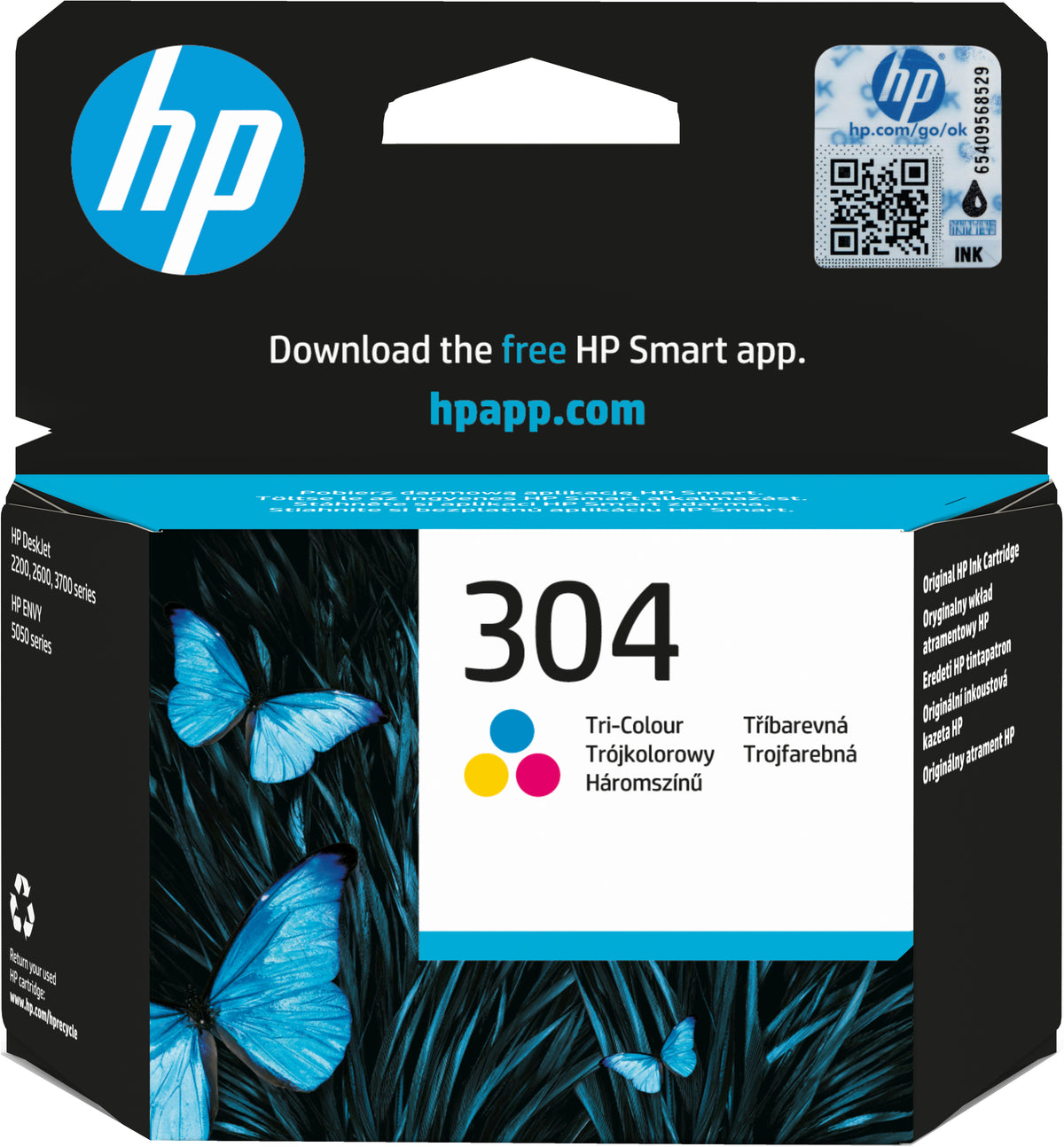 HP Inc. HP 304 TRI-COLOR ORIGINAL INK/EN/PL/HU/CZ/SL CARTRIDGE