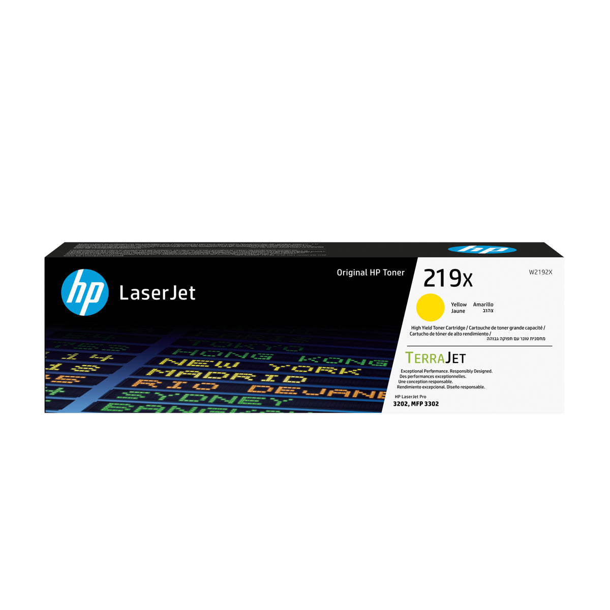 HP Inc. HP 219X HIGH YIELD YELLOW/ORIGINAL LASERJET TONER CARTRIDG