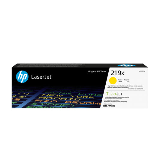 HP Inc. HP 219X HIGH YIELD YELLOW/ORIGINAL LASERJET TONER CARTRIDG