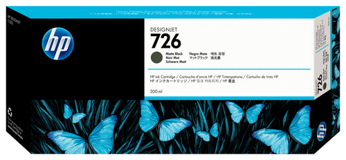 HP Inc. MATTE Black INK CARTRIDGE/726 300-ML