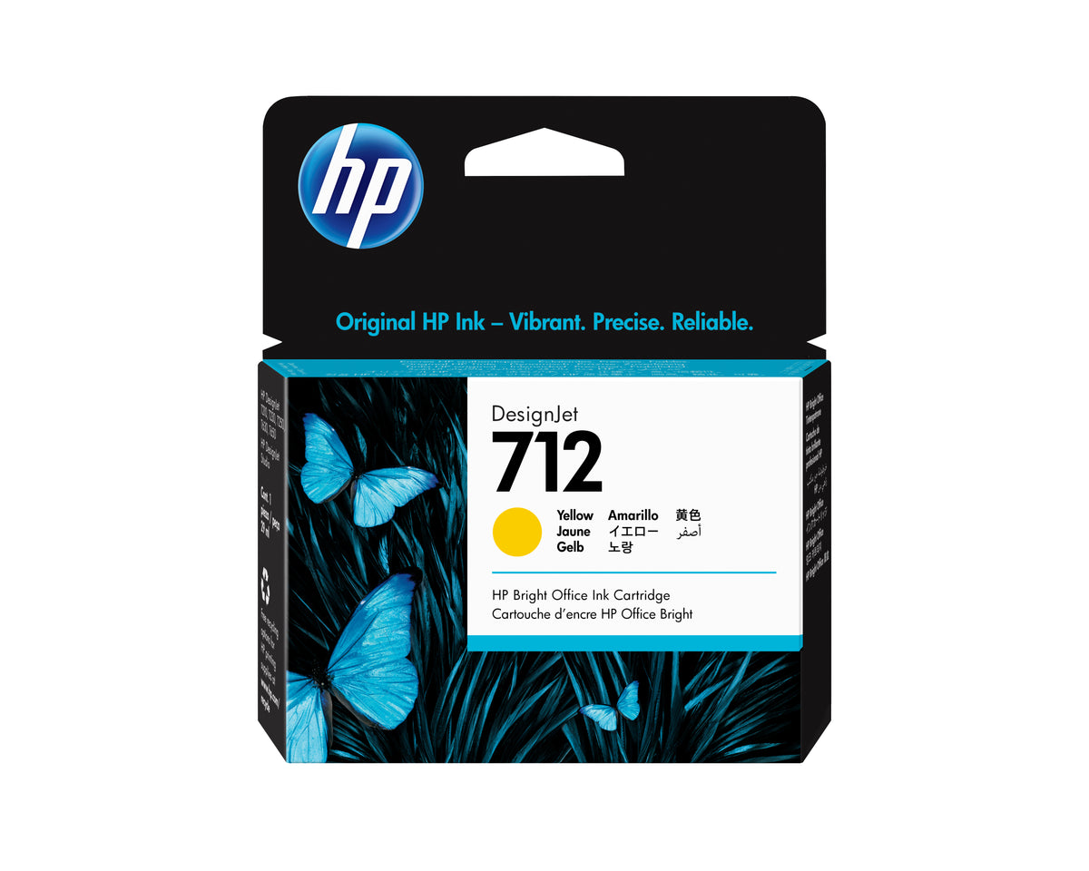 HP Inc. HP 712 29-ML YELLOW DESIGNJET/INK CARTRIDGE
