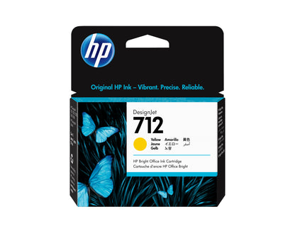 HP Inc. HP 712 29-ML YELLOW DESIGNJET/INK CARTRIDGE
