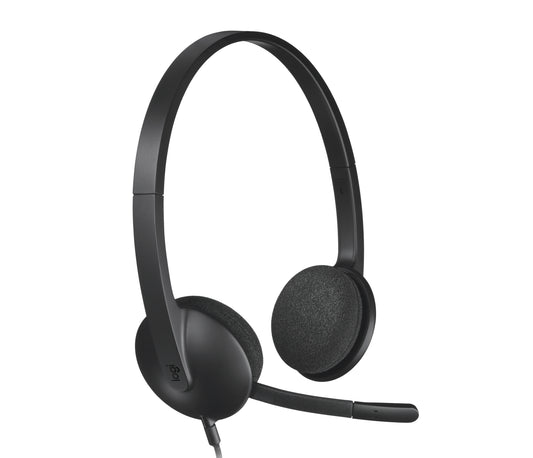 Logitech USB HEADSET H340/BLACK ULTRA LIGHT