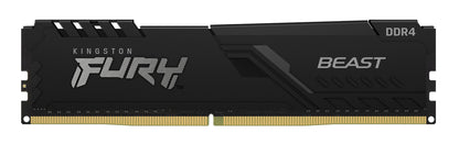 Kingston 16GB DDR4-3200MHZ CL16 DIMM/1GX8 FURY BEAST Black