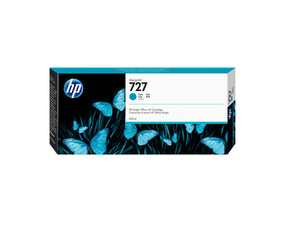 HP Inc. INK CARTRIDGE NO 727 CYAN/300ML