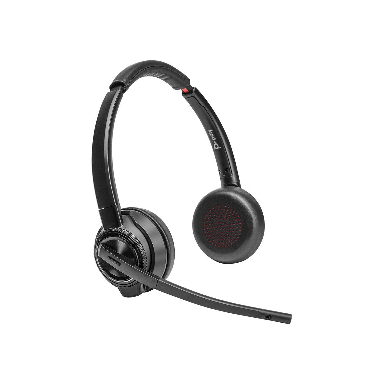 HP Inc. Poly Savi 8420 Office Stereo Microsoft Teams Certified DECT 1880-1900 MHz Headset EMEA - INTL English Loc Euro plug