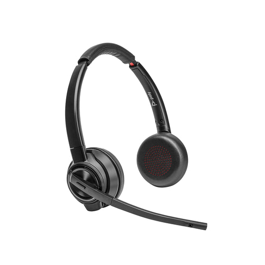 HP Inc. Poly Savi 8420 Office Stereo Microsoft Teams Certified DECT 1880-1900 MHz Headset EMEA - INTL English Loc Euro plug