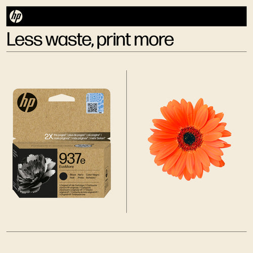 HP Inc. HP 937E EVOMORE Black/EN/DE/PL/CZ INK CARTRIDGE