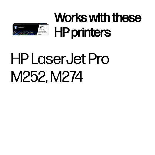 HP Inc. TONER CARTRIDGE 201A Black/.