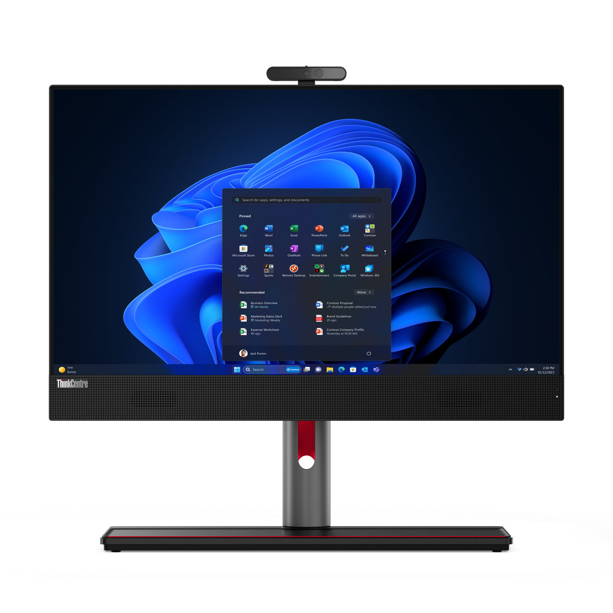 Lenovo ThinkCentre M90a G5 AiO 23,8" FHD Core i5-14500 VP 16GB 512GB DVDRW WiFi 6e BT Full Function W11P 3Y Onsite 1Y Premier