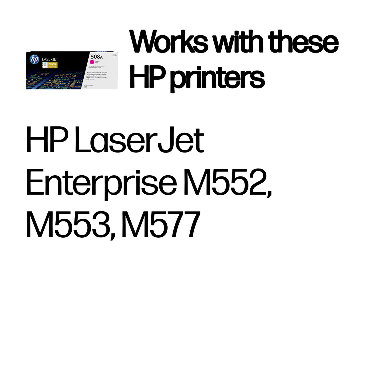 HP Inc. TONER CARTRIDGE 508A MAGENTA/.