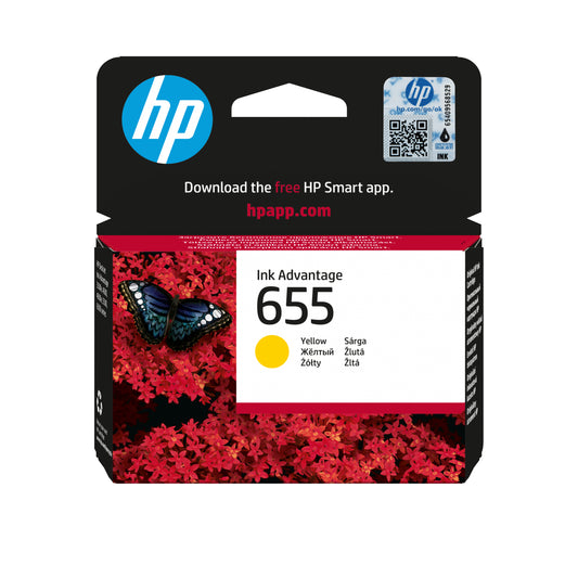 HP Inc. INK CARTRIDGE NO 655 YELLOW/HU