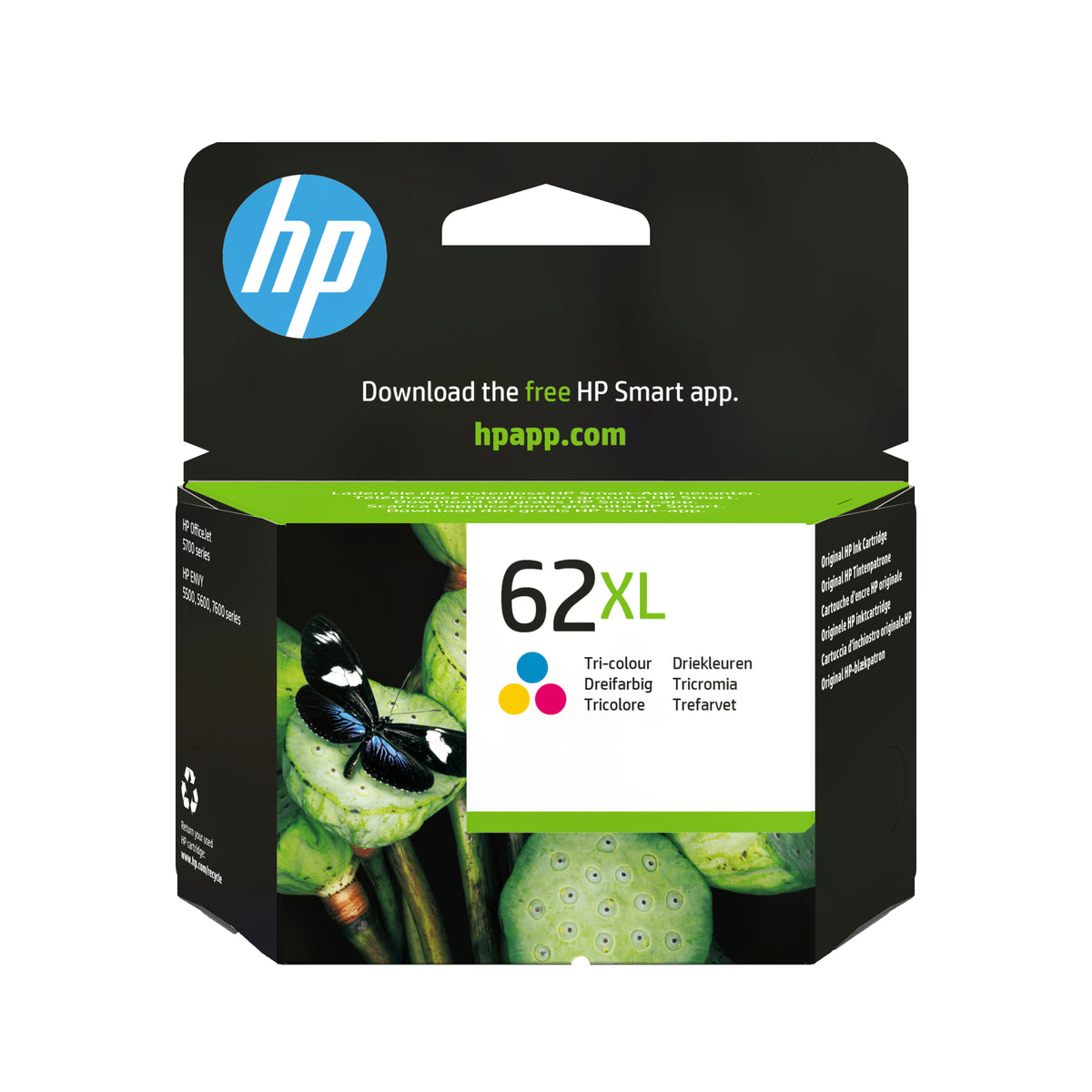 HP Inc. HP 62XL TRI-COLOR INK CARTRIDGE/EN/RU/FR/PL/CZ/HU