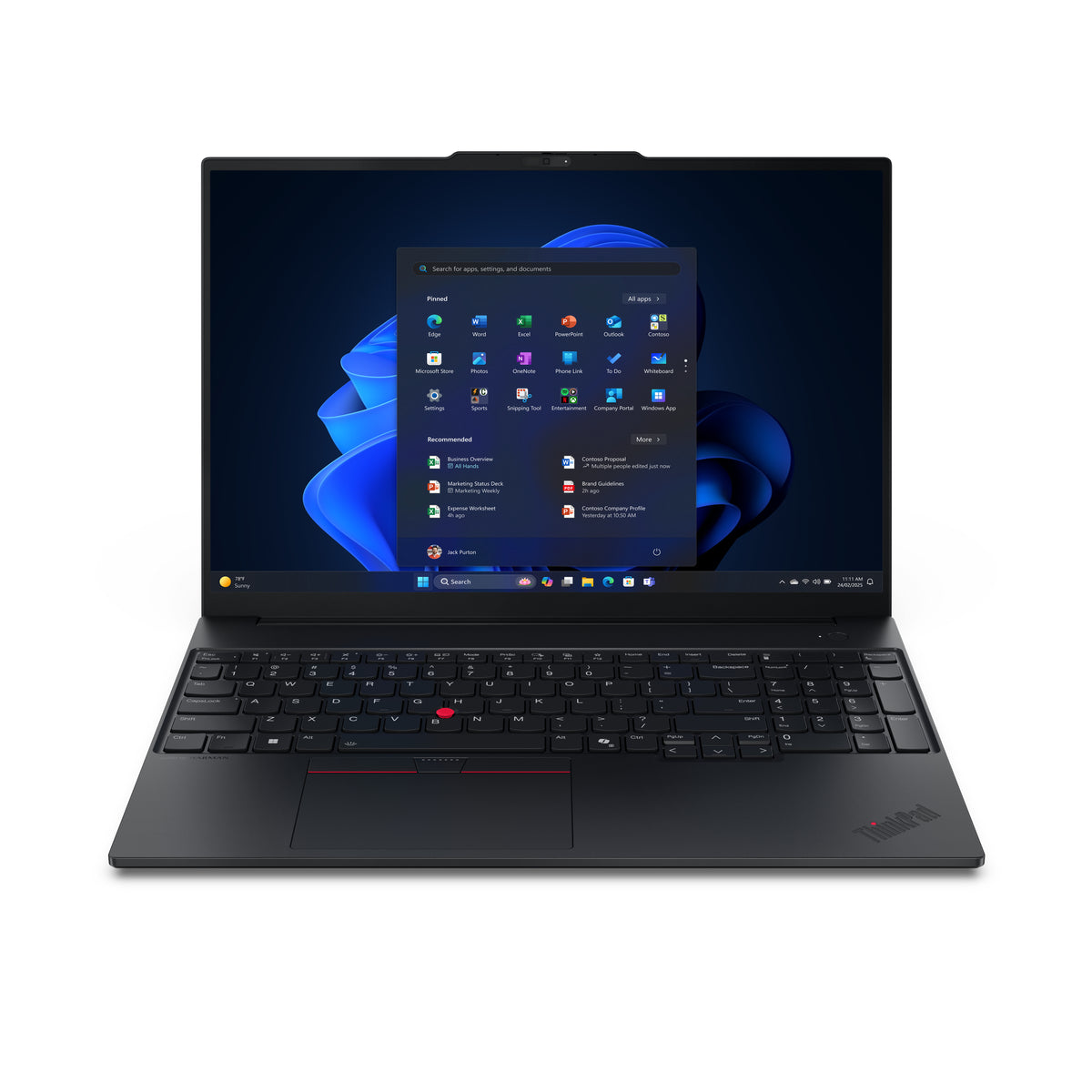 Lenovo Notebook ThinkPad E16 G3 16" WUXGA AG 300N Ultra 7 258V 32GB 512GB FPR BCKLT W11P 3Y Onsite 1Y Premier