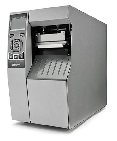 Zebra TT Printer ZT510; 4", 203 dpi, Euro and UK cord, Serial, USB, Gigabit Ethernet, Bluetooth LE, Rewind, Mono, ZPL
