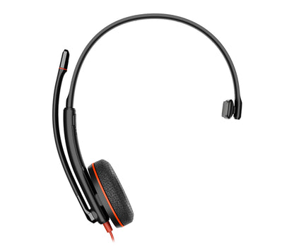 HP Inc. Poly Blackwire 3210 Monaural USB-C Headset +USB-C/A Adapter (Bulk)