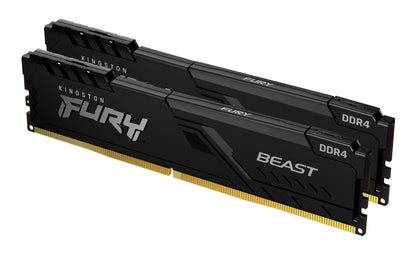 Kingston 32GB DDR4-3200MHZ CL16 DIMM/(KIT OF 2) FURY BEAST Black