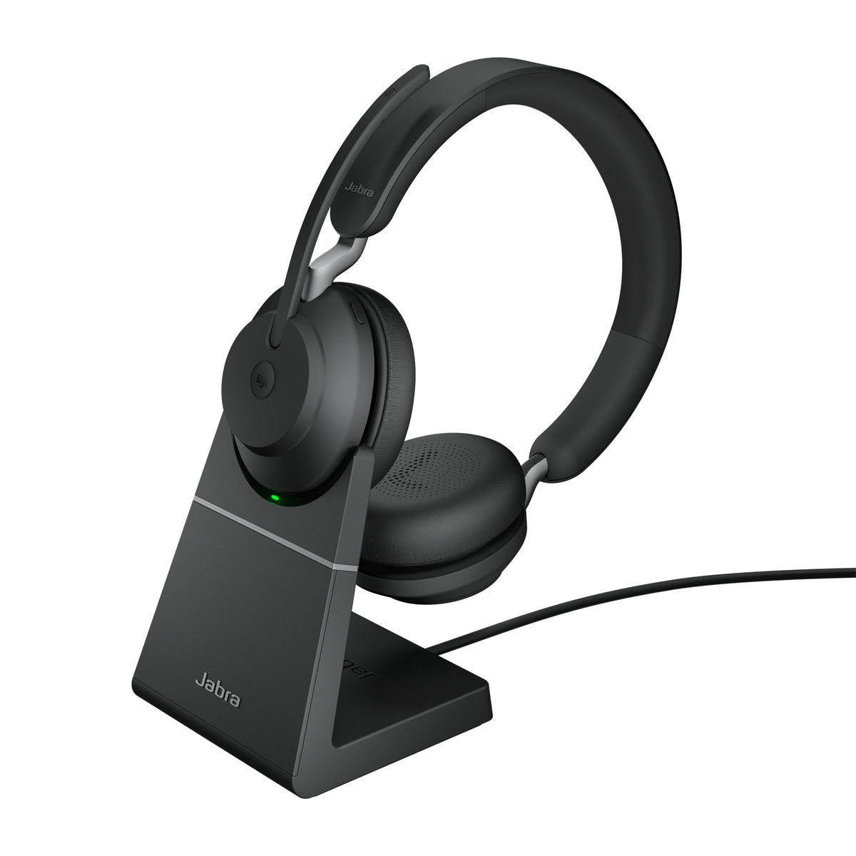 Jabra Evolve2 65, Link380c MS Stereo Stand Black