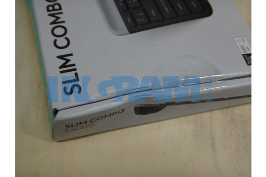 Logitech [New Damaged Box] MK470 SLIM WRLS KEYB + MOUSE/COMBO GRAPHITE - US INTL