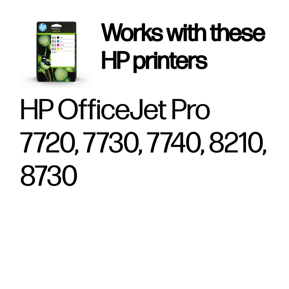 HP Inc. HP 953 4-PACK/Black/CYAN/MAGENTA/YELLOW ORIGIN