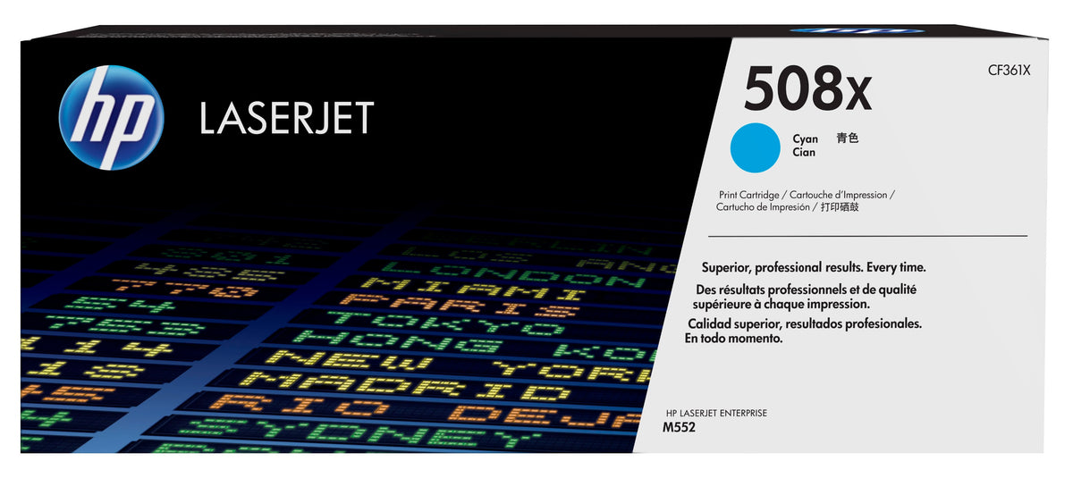 HP Inc. TONER CARTRIDGE 508X CYAN/.
