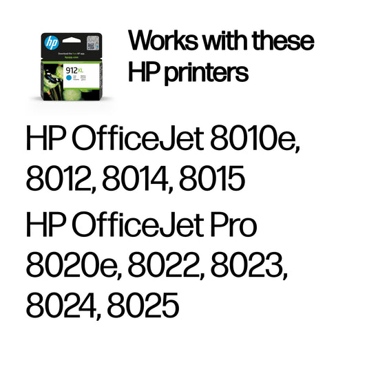 HP Inc. INK CARTRIDGE 912XL CYAN/ES