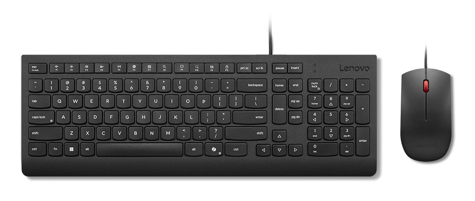 Lenovo Accessories Przewodowa Klawiatura i mysz Essential Wired Keyboard and Mouse Combo AI US English