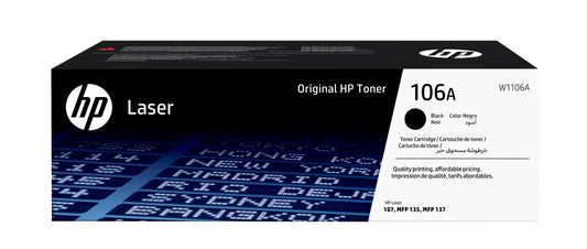HP Inc. HP106A Black ORG LASER TONER/CARTRIDGE