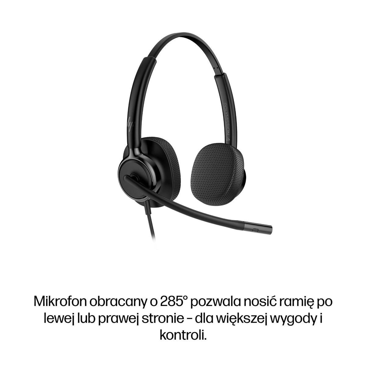 HP Inc. HP POLY MISSION 425 STEREO USB/WIRED HEADSET (BULK)