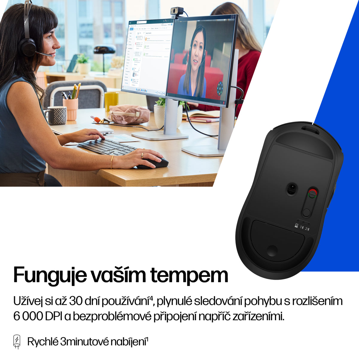 HP Inc. HP 705 Rechargeable Wireless Mouse