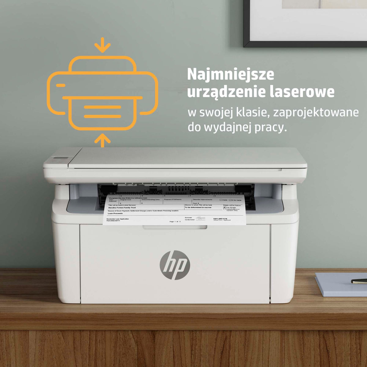 HP Inc. HP LaserJet MFP M140w Printer