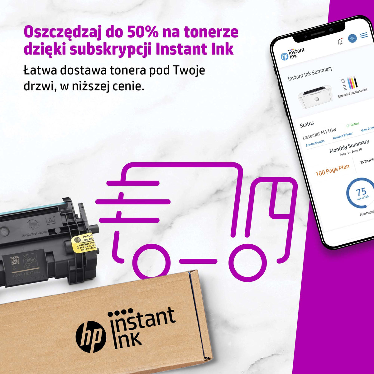 HP Inc. HP LaserJet M110w Printer