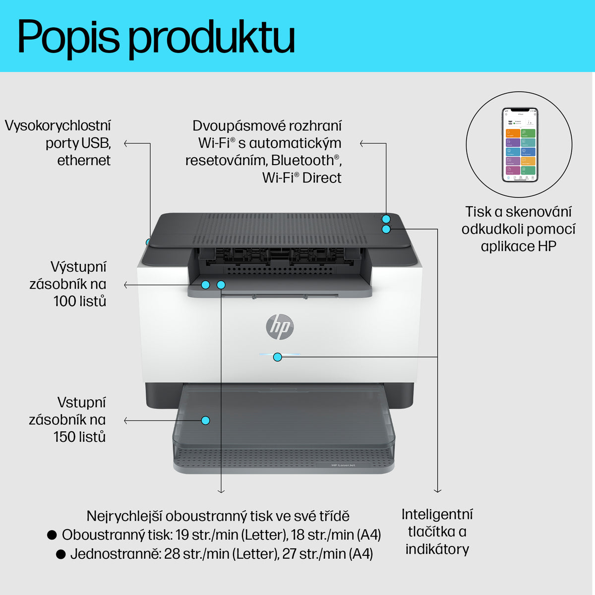 HP Inc. HP LaserJet M207dw Printer