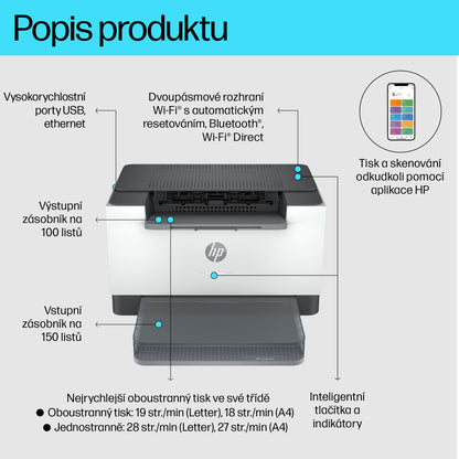 HP Inc. HP LaserJet M207dw Printer