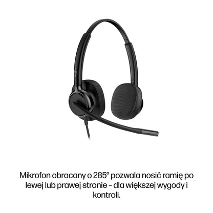 HP Inc. HP POLY MISSION 425 STEREO USB/WIRED HEADSET