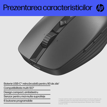 HP Inc. HP 715 RECHBL Mult-Dvc Bluetooth Mouse