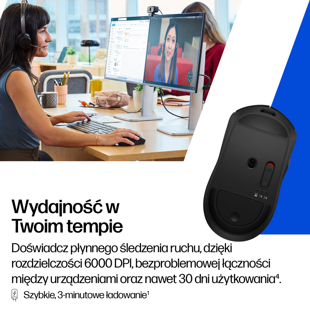 HP Inc. HP 705 Rechargeable Wireless Mouse