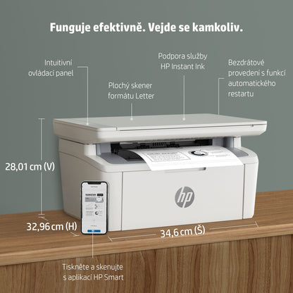 HP Inc. HP LaserJet MFP M140w Printer