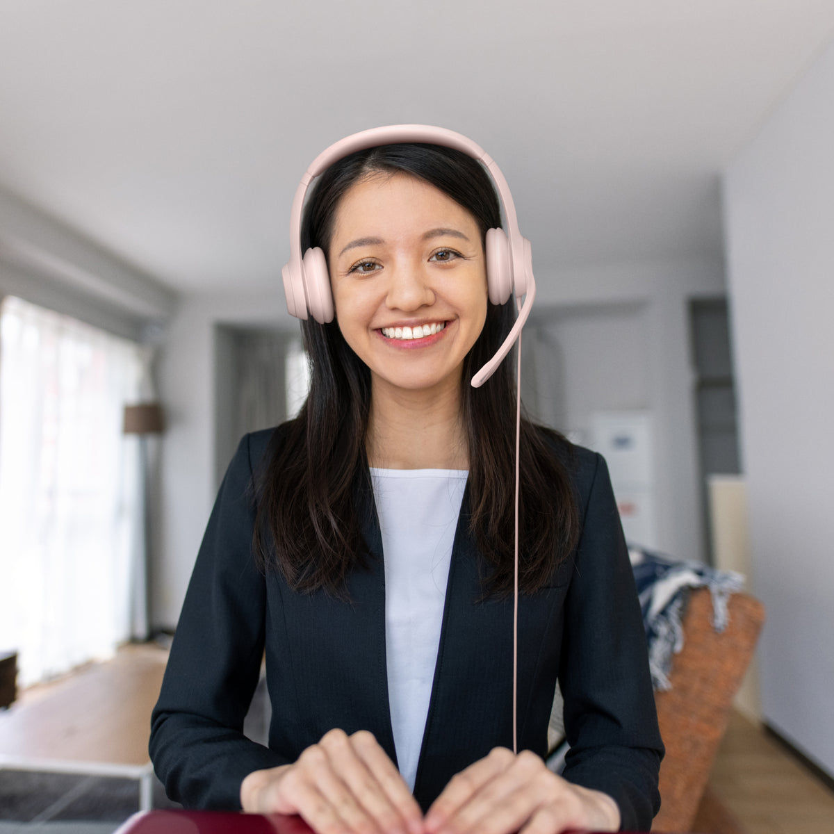 Logitech H390 USB COMPUTER HEADSET/-ROSE-EMEA-914
