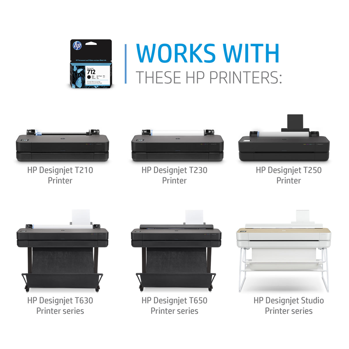 HP Inc. HP 712 3-PACK 29-ML YELLOW/DESIGNJET INK CARTRIDGE