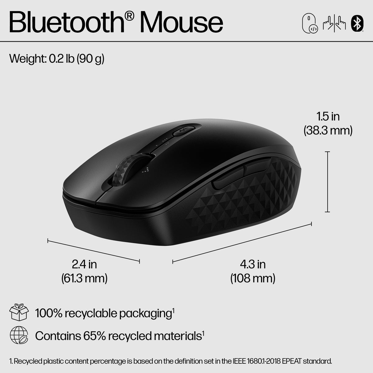 HP Inc. HP 425 PROGRAMMABLE WIRELESS/MOUSE