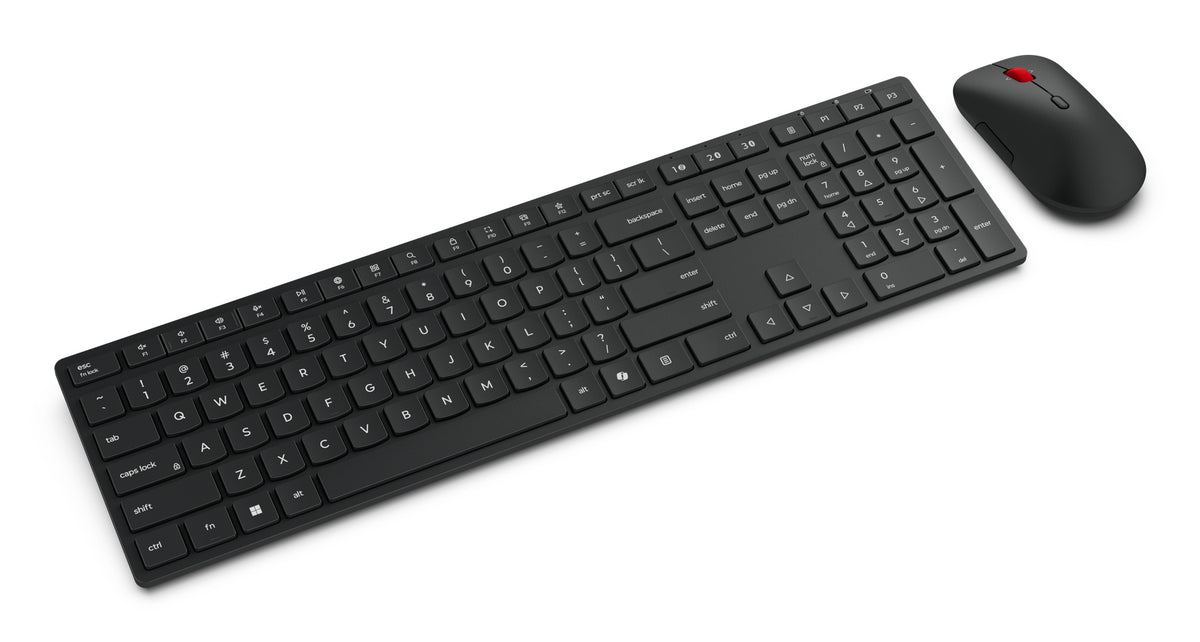 Lenovo Wireless Multi-Mode Pro Combo Keyboard and Mouse 6000-US Euro