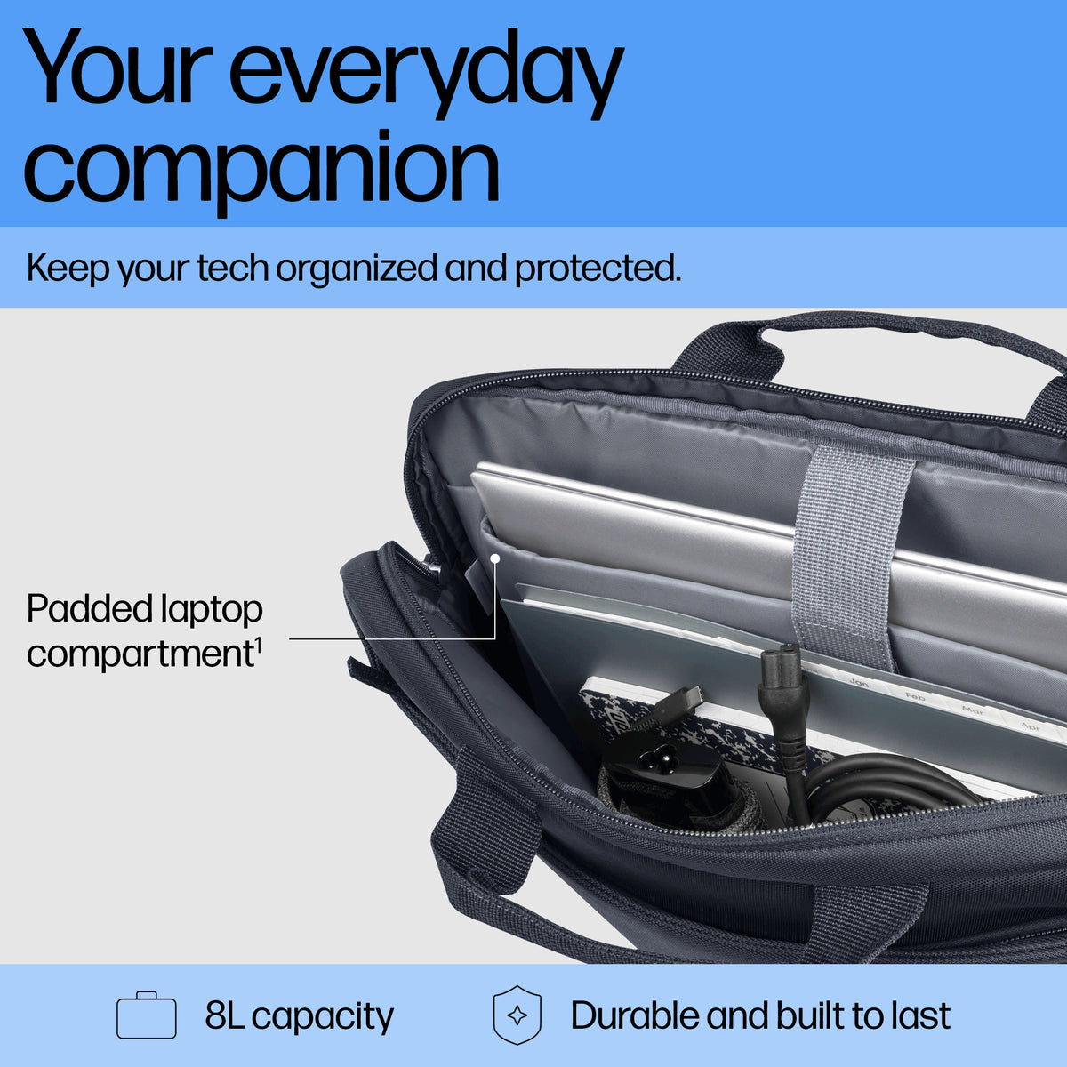 HP Inc. HP Evday 14 Odyssey Gray LaptopBriefcase
