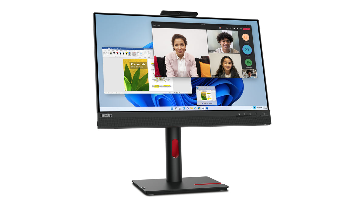 Lenovo Monitor ThinkVision TIO24 G5 23,8" IPS FHD AG 4ms 250cd 1000:1 60Hz HUB Speakers Camera Tilt Swivel Lift Pivot