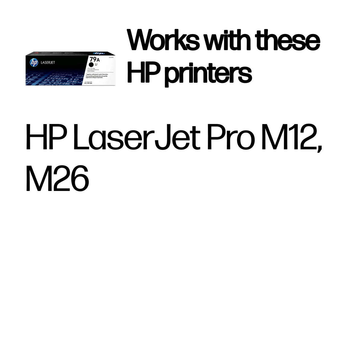 HP Inc. TONER CARTRIDGE 79A Black/.