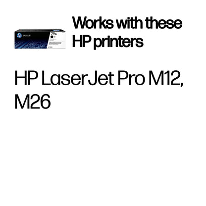 HP Inc. TONER CARTRIDGE 79A Black/.