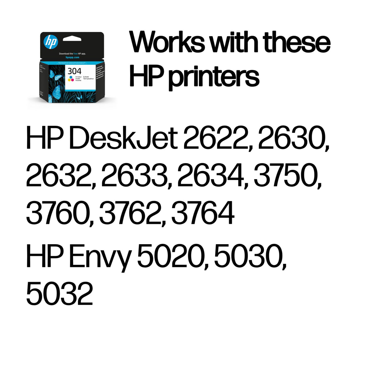 HP Inc. HP 304 TRI-COLOR ORIGINAL INK/EN/PL/HU/CZ/SL CARTRIDGE