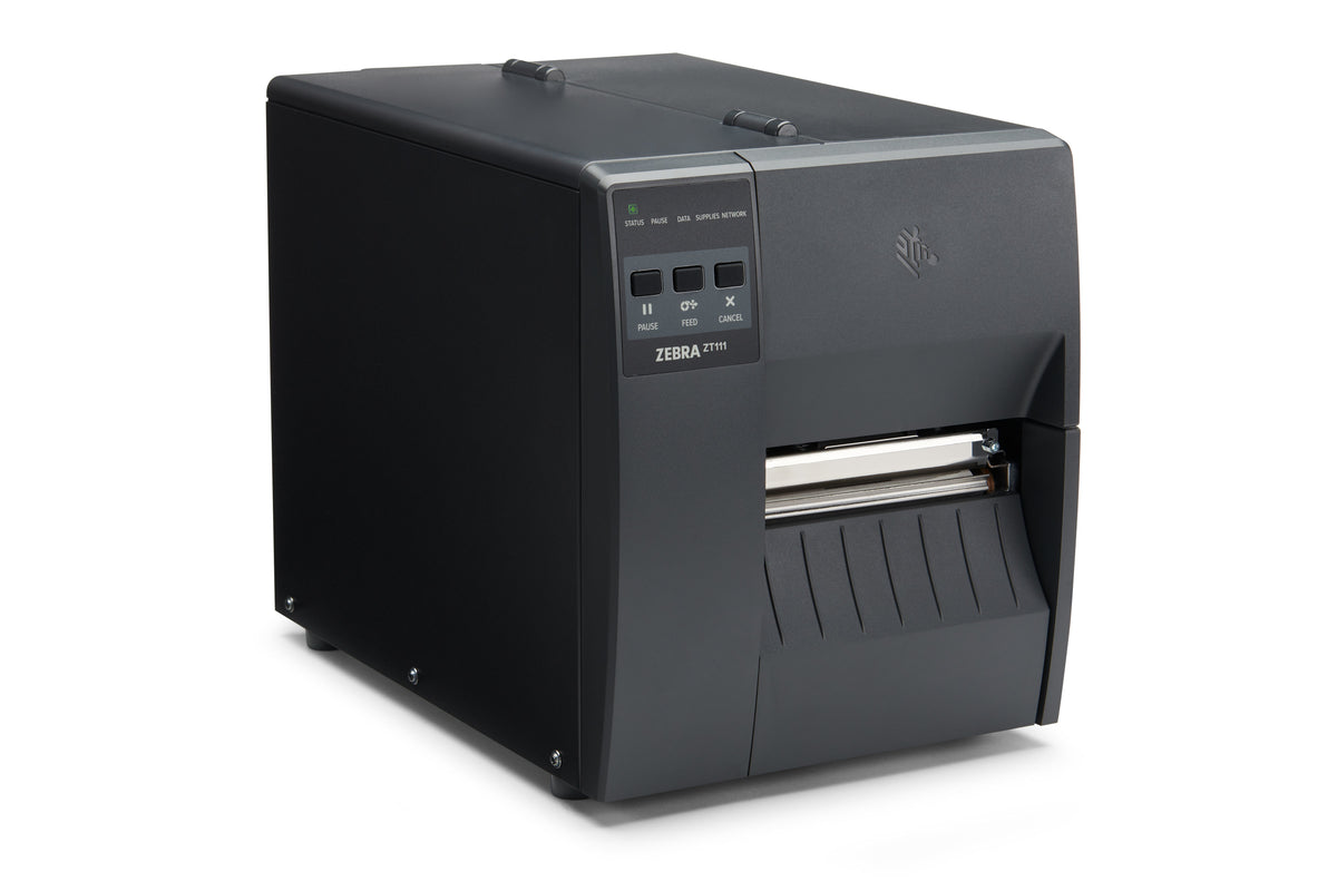 Zebra Drukarka termotransferowa ZT111; 4", 203 dpi, Tear, EU/UK Cords, USB, Serial, Ethernet, BTLE, USB Host, EZPL