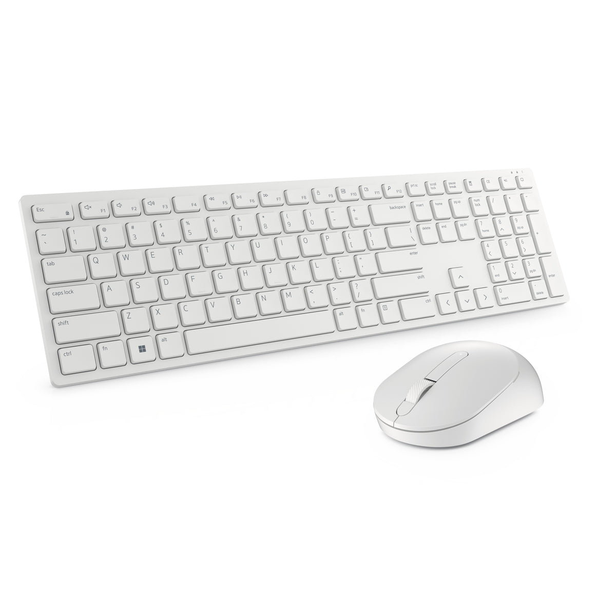 Dell Pro Keyboard and Mouse - KM5221W - US International (QWERTY) - White